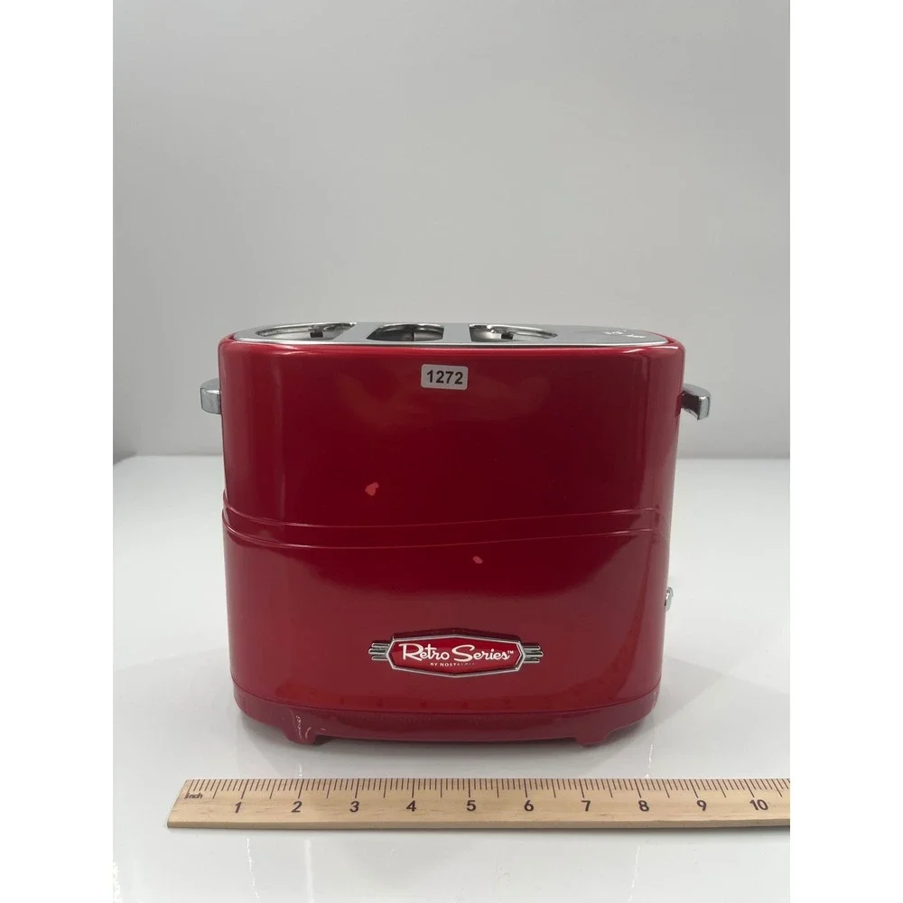 Nostalgia Retro Series Pop-Up Hot Dog Toaster Red HDT600RETRORED 2 Slot